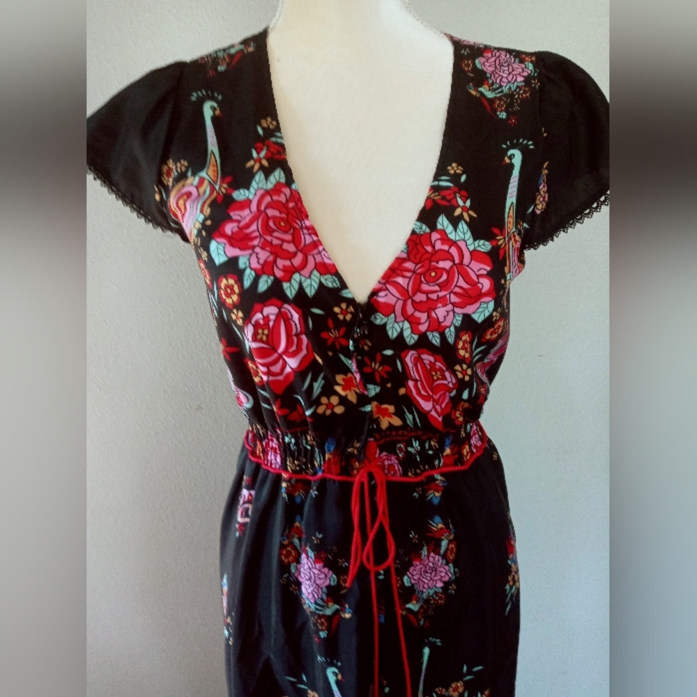 Floral Boho dress small